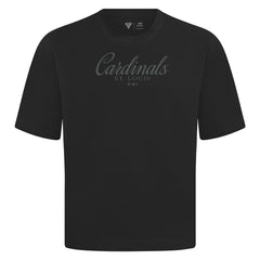 St. Louis Cardinals Levelwear Ethereal Oversized Luxe Signature Knit T-Shirt - MLB