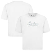 Colorado Rockies Levelwear Ethereal Oversized Luxe Signature Knit T-Shirt - MLB