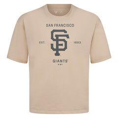 San Francisco Giants Levelwear Crossway Oversized Luxe Signature Knit T-Shirt - MLB
