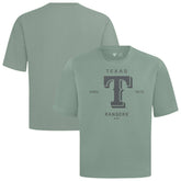 Texas Rangers Levelwear Crossway Oversized Luxe Signature Knit T-Shirt - MLB