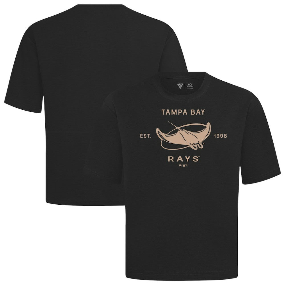 Tampa Bay Rays Levelwear Crossway Oversized Luxe Signature Knit T-Shirt - MLB