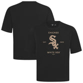 Chicago White Sox Levelwear Crossway Oversized Luxe Signature Knit T-Shirt - MLB