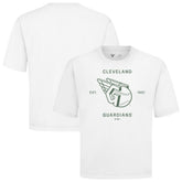 Cleveland Guardians Levelwear Crossway Oversized Luxe Signature Knit T-Shirt - MLB
