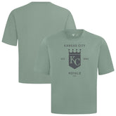 Kansas City Royals Levelwear Crossway Oversized Luxe Signature Knit T-Shirt - MLB