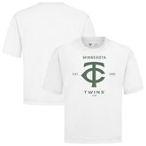 Minnesota Twins Levelwear Crossway Oversized Luxe Signature Knit T-Shirt - MLB