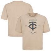 Minnesota Twins Levelwear Crossway Oversized Luxe Signature Knit T-Shirt - MLB
