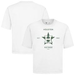 Houston Astros Levelwear Crossway Oversized Luxe Signature Knit T-Shirt - MLB