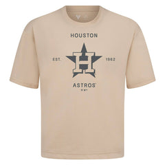 Houston Astros Levelwear Crossway Oversized Luxe Signature Knit T-Shirt - MLB