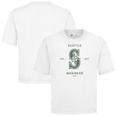 Seattle Mariners Levelwear Crossway Oversized Luxe Signature Knit T-Shirt - MLB