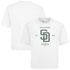 San Diego Padres Levelwear Crossway Oversized Luxe Signature Knit T-Shirt - MLB