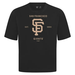 San Francisco Giants Levelwear Crossway Oversized Luxe Signature Knit T-Shirt - MLB