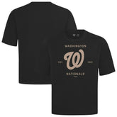 Washington Nationals Levelwear Crossway Oversized Luxe Signature Knit T-Shirt - MLB