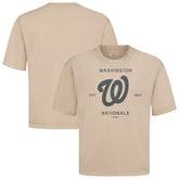 Washington Nationals Levelwear Crossway Oversized Luxe Signature Knit T-Shirt - MLB