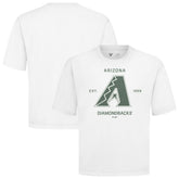 Arizona Diamondbacks Levelwear Crossway Oversized Luxe Signature Knit T-Shirt - MLB