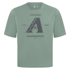 Arizona Diamondbacks Levelwear Crossway Oversized Luxe Signature Knit T-Shirt - MLB