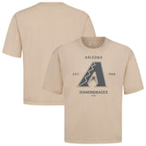 Arizona Diamondbacks Levelwear Crossway Oversized Luxe Signature Knit T-Shirt - MLB