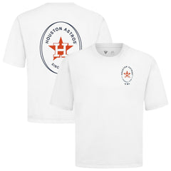 Houston Astros Levelwear Signet Oversized Luxe Signature Knit T-Shirt - MLB