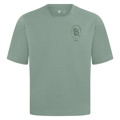 St. Louis Cardinals Levelwear Signet Oversized Luxe Signature Knit T-Shirt - MLB