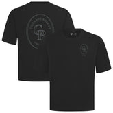 Colorado Rockies Levelwear Signet Oversized Luxe Signature Knit T-Shirt - MLB