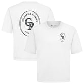 Colorado Rockies Levelwear Signet Oversized Luxe Signature Knit T-Shirt - MLB
