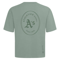 Athletics Levelwear Signet Oversized Luxe Signature Knit T-Shirt - MLB