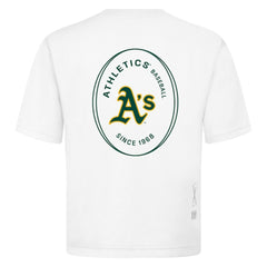 Athletics Levelwear Signet Oversized Luxe Signature Knit T-Shirt - MLB