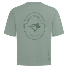 Toronto Blue Jays Levelwear Signet Oversized Luxe Signature Knit T-Shirt - MLB