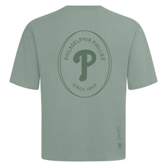Philadelphia Phillies Levelwear Signet Oversized Luxe Signature Knit T-Shirt - MLB