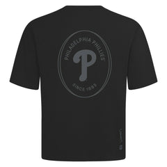 Philadelphia Phillies Levelwear Signet Oversized Luxe Signature Knit T-Shirt - MLB