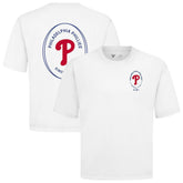 Philadelphia Phillies Levelwear Signet Oversized Luxe Signature Knit T-Shirt - MLB