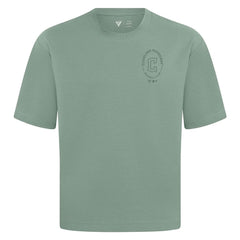 Cleveland Guardians Levelwear Signet Oversized Luxe Signature Knit T-Shirt - MLB