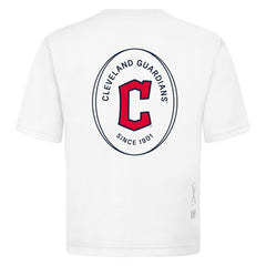 Cleveland Guardians Levelwear Signet Oversized Luxe Signature Knit T-Shirt - MLB