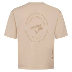 Toronto Blue Jays Levelwear Signet Oversized Luxe Signature Knit T-Shirt - MLB