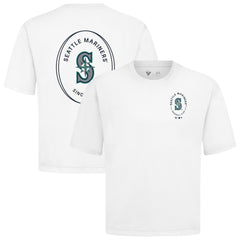 Seattle Mariners Levelwear Register Oversized Luxe Signature Knit T-Shirt - MLB