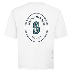 Seattle Mariners Levelwear Register Oversized Luxe Signature Knit T-Shirt - MLB