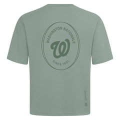 Washington Nationals Levelwear Register Oversized Luxe Signature Knit T-Shirt - MLB