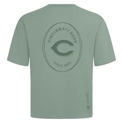 Cincinnati Reds Levelwear Register Oversized Luxe Signature Knit T-Shirt - MLB