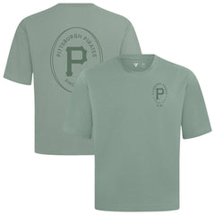 Pittsburgh Pirates Levelwear Register Oversized Luxe Signature Knit T-Shirt - MLB