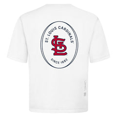 St. Louis Cardinals Levelwear Register Oversized Luxe Signature Knit T-Shirt - MLB