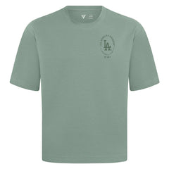 Los Angeles Dodgers Levelwear Register Oversized Luxe Signature Knit T-Shirt - MLB