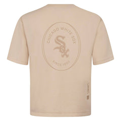 Chicago White Sox Levelwear Register Oversized Luxe Signature Knit T-Shirt - MLB