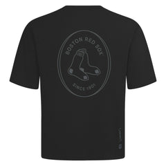 Boston Red Sox Levelwear Register Oversized Luxe Signature Knit T-Shirt - MLB