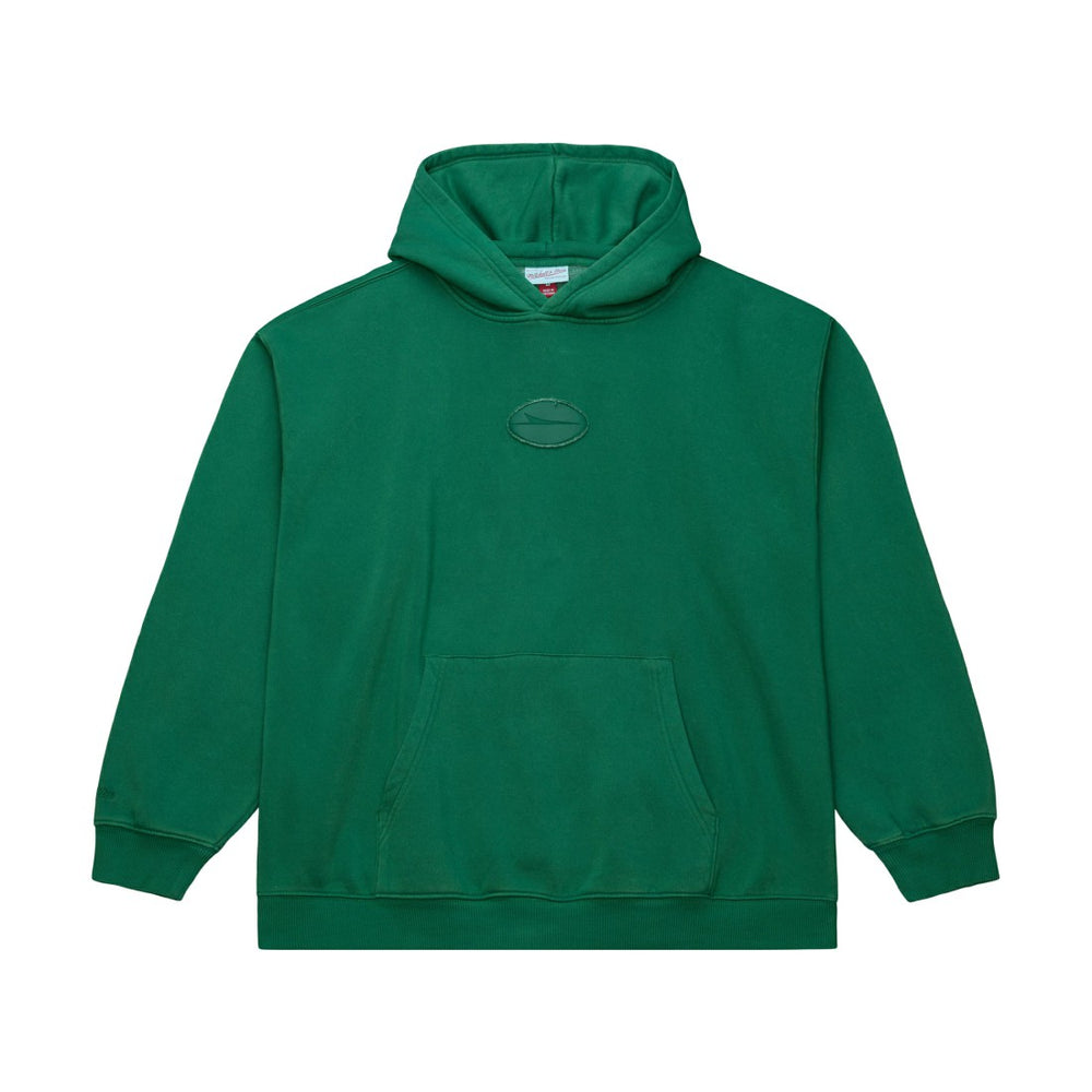New York Jets Jets In London Downtown Collection Fleece Hoodie Green | Mitchell & Ness