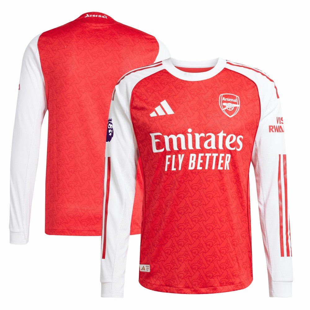 Arsenal 2025/26 Home Long Sleeve Jersey Red | Adidas Online