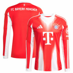 Bayern Munich 2025/26 Home Replica Long Sleeve Jersey Red | Adidas discount