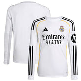Real Madrid Youth 2025/26 Home Replica Long Sleeve Jersey White | Adidas Online