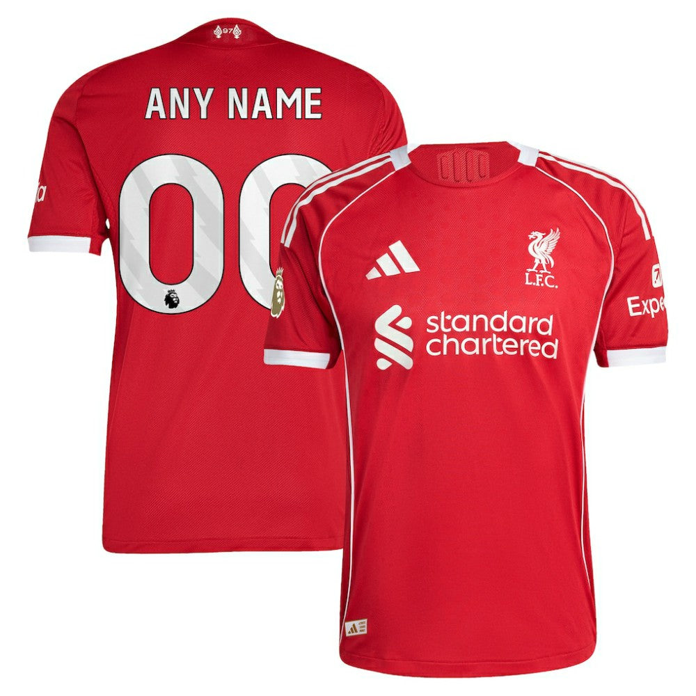 Liverpool 2025/26 Home Custom Jersey Red | Adidas Online