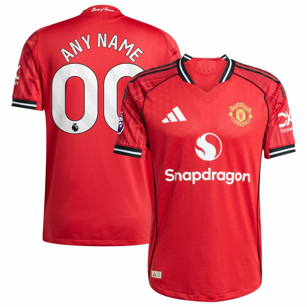 Manchester United Home 2025/26 Custom Jersey Red | Adidas Online