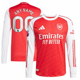 Arsenal 2025/26 Home Long Sleeve Custom Jersey Red | Adidas Sale