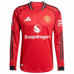 Manchester United Home 2025/26 Custom Long Sleeve Jersey Red | Adidas online